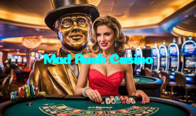Mad Rush Casino casino presented on mobile device in Pakistan with slots and live games